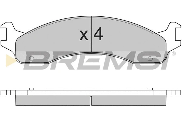 Brake Pad Set, disc brake (BP2830)