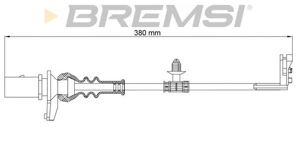 Warning Contact, brake pad wear (WI0911)