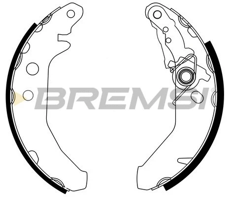Brake Shoe Set (GF0225-1)