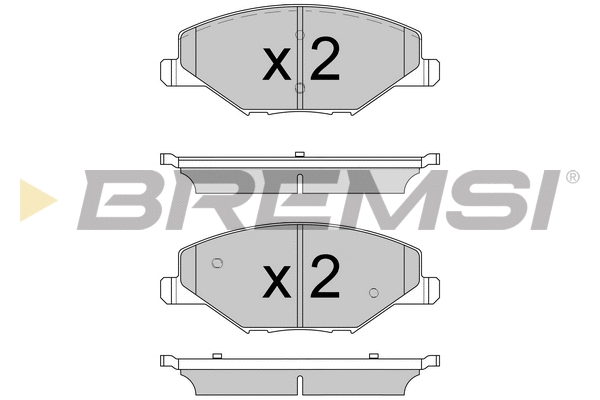 Brake Pad Set, disc brake (BP3591)