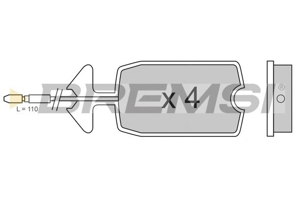 Brake Pad Set, disc brake (BP2195)