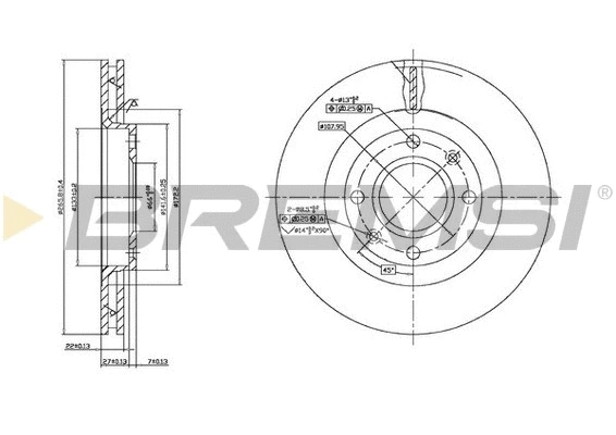 Brake Disc (CD7140V)