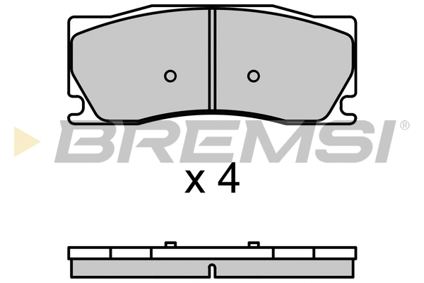 Brake Pad Set, disc brake (BP3698)