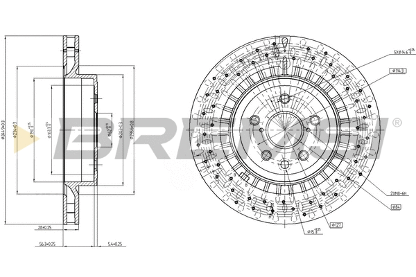 Brake Disc (CD7863V)