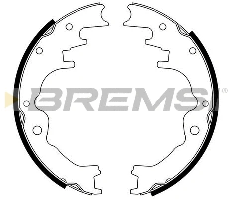 Brake Shoe Set (GF0784)