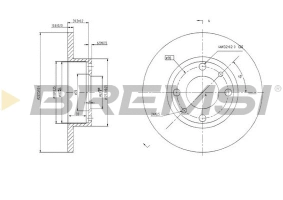 Brake Disc (CD6083S)