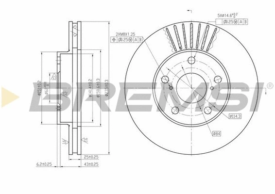 Brake Disc (CD7216V)