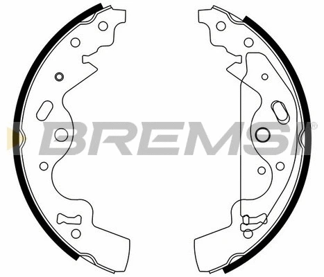 Brake Shoe Set (GF0437)