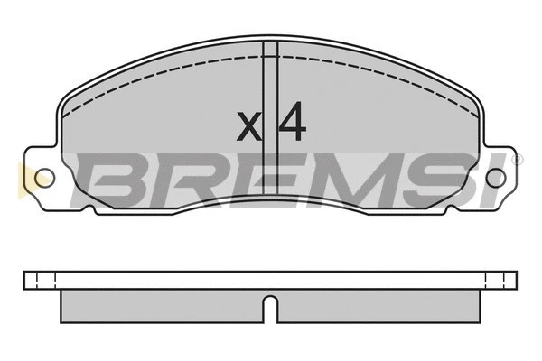Brake Pad Set, disc brake (BP2312)
