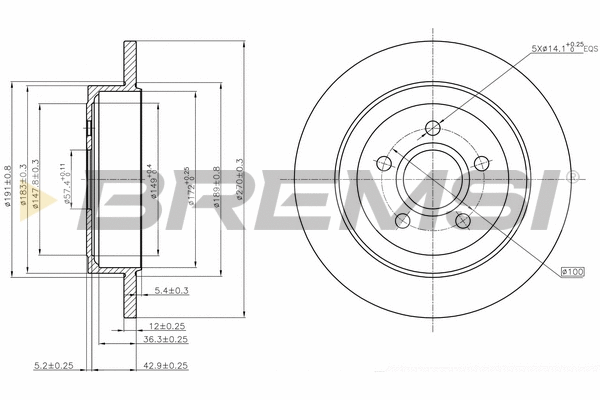 Brake Disc (CD7911S)