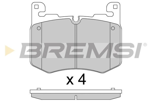 Brake Pad Set, disc brake (BP3947)