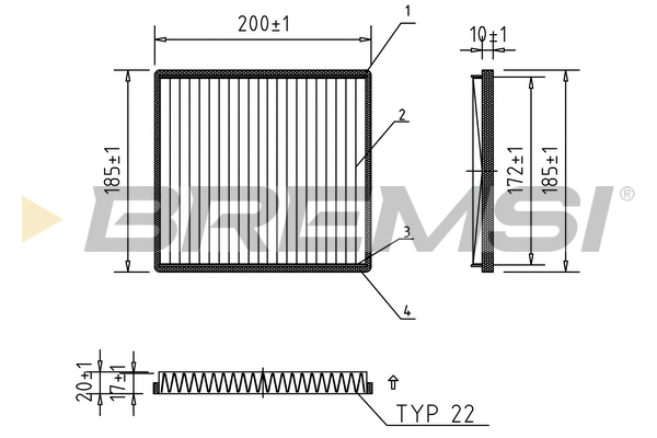 Filter, cabin air (FC0894C)
