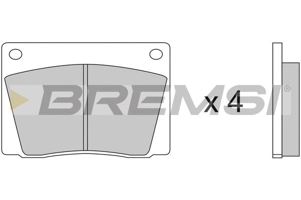 Brake Pad Set, disc brake (BP2052)