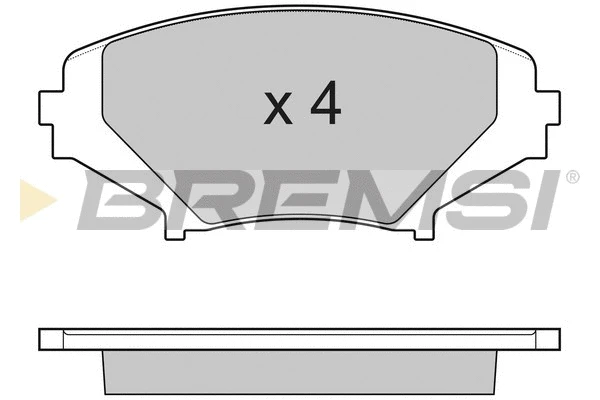 Brake Pad Set, disc brake (BP3170)