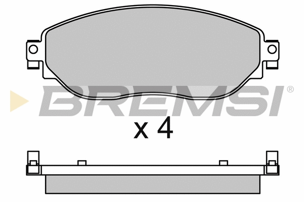 Brake Pad Set, disc brake (BP3653)