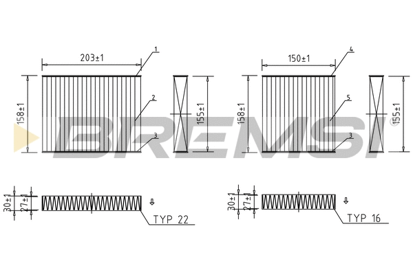 Filter, cabin air (FC0166A)