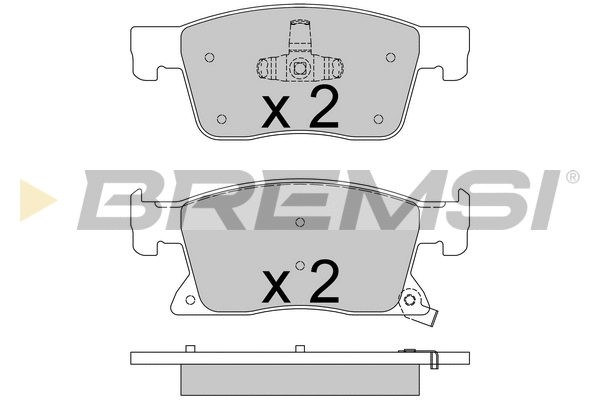 Brake Pad Set, disc brake (BP3738)