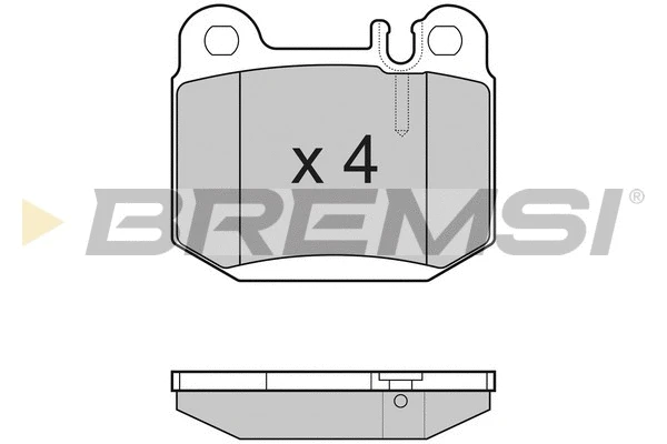 Brake Pad Set, disc brake (BP3177)
