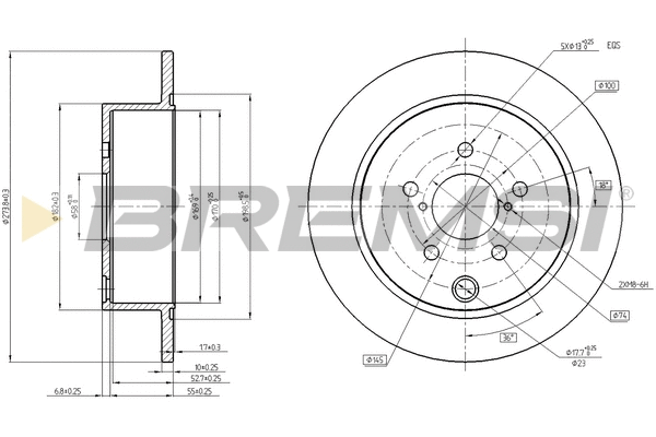 Brake Disc (CD8211S)
