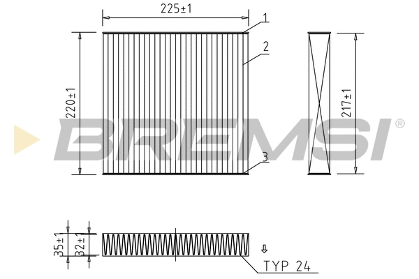 Filter, cabin air (FC0973C)