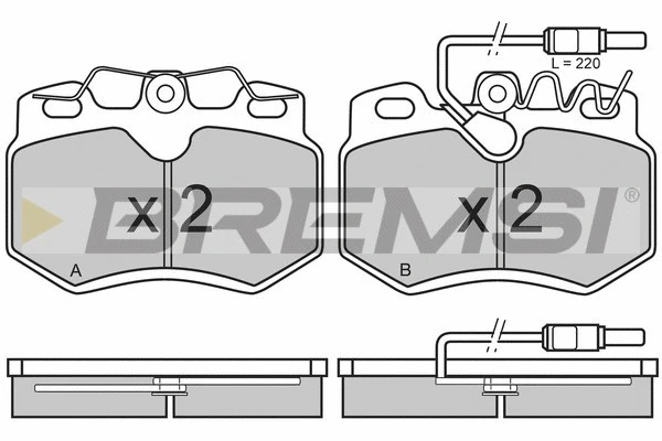 Brake Pad Set, disc brake (BP2311)