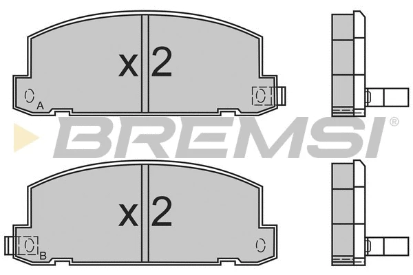 Brake Pad Set, disc brake (BP2400)