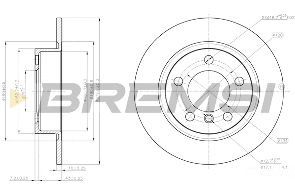 Brake Disc (CD8123S)