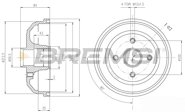 Brake Drum (CR5600)
