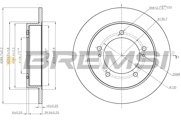 Brake Disc (CD8411S)