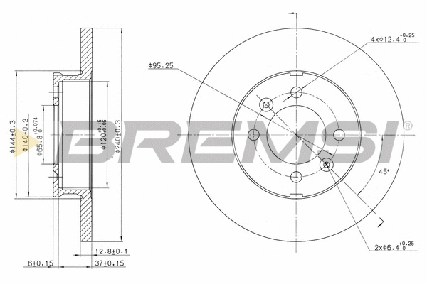 Brake Disc (CD6123S)