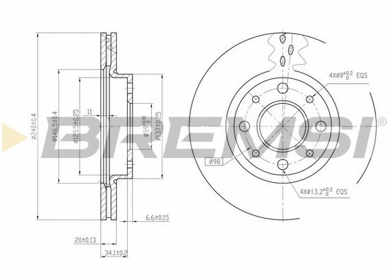 Brake Disc (CD7179V)