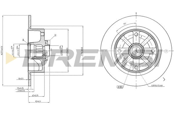 Brake Disc (CD6043S)