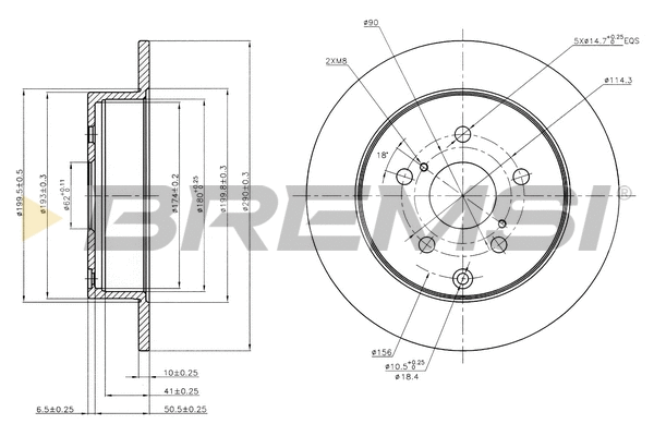 Brake Disc (CD7409S)