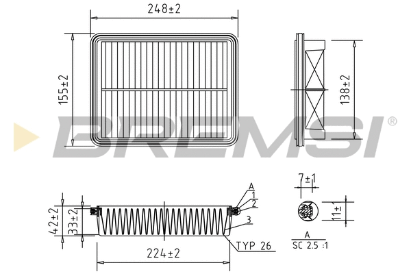 Air Filter (FA1967)