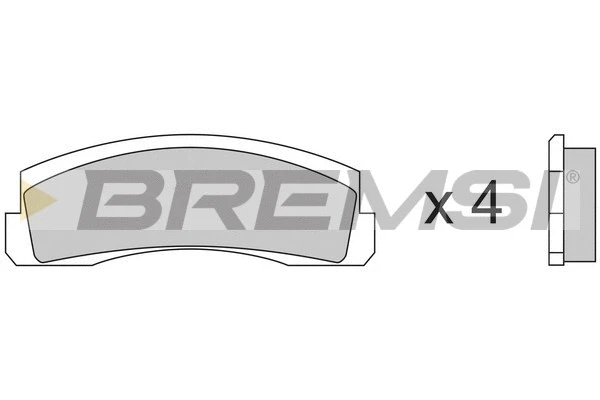 Brake Pad Set, disc brake (BP2138)