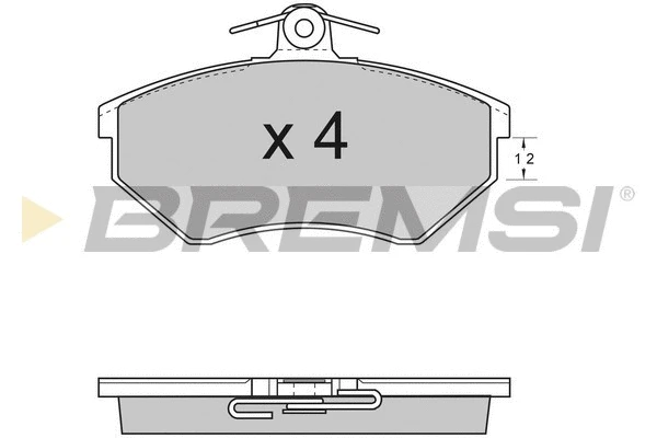 Brake Pad Set, disc brake (BP2531)