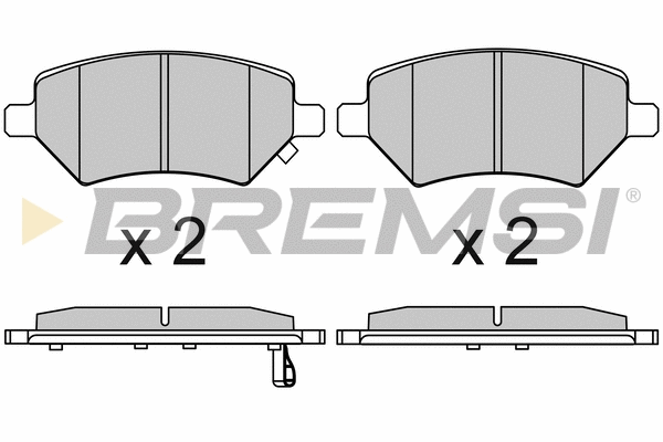 Brake Pad Set, disc brake (BP3656)