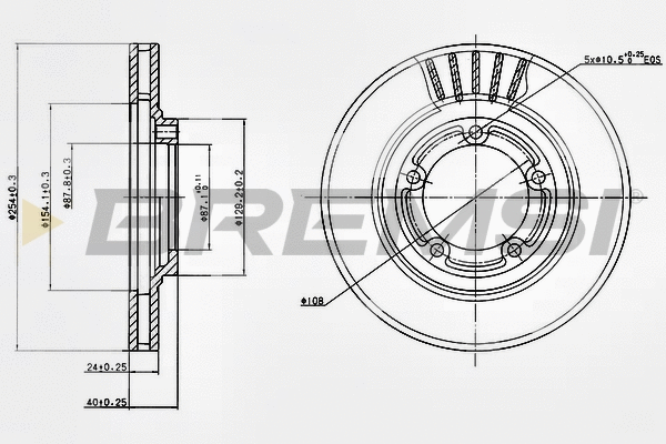 Brake Disc (CD7404V)