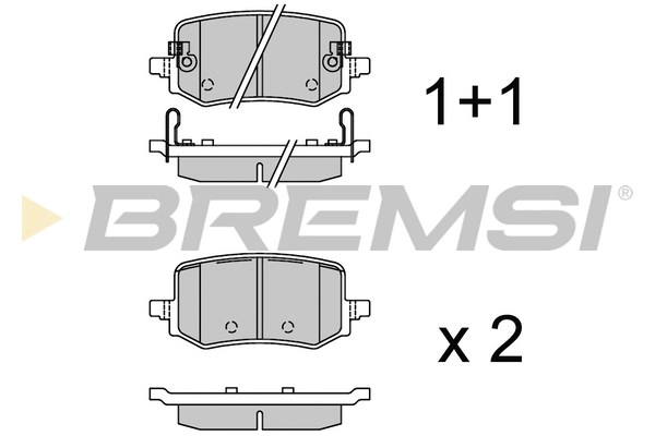 Brake Pad Set, disc brake (BP3927)