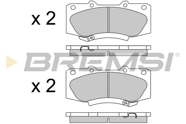 Brake Pad Set, disc brake (BP3549)
