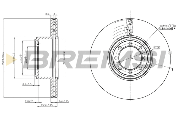 Brake Disc (CD5320V)