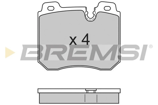 Brake Pad Set, disc brake (BP2659)