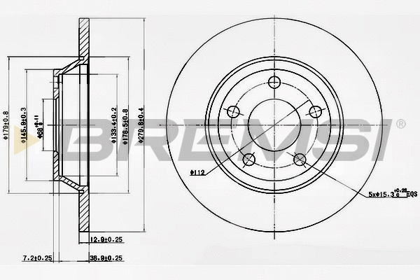 Brake Disc (CD6759S)