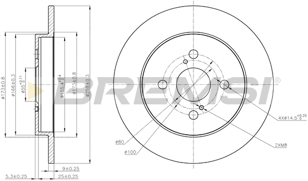 Brake Disc (CD7781S)