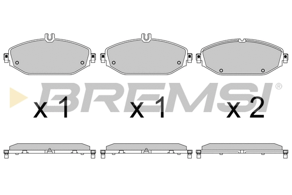 Brake Pad Set, disc brake (BP3641)