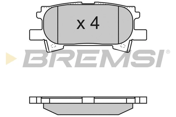 Brake Pad Set, disc brake (BP3169)