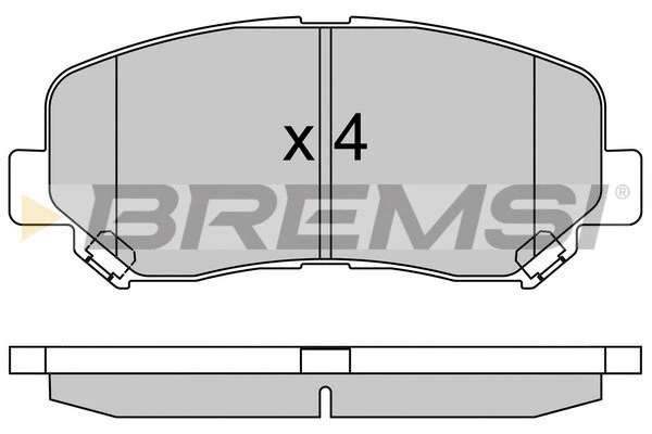 Brake Pad Set, disc brake (BP3535)