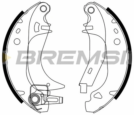 Brake Shoe Set (GF0382-3)