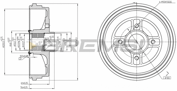 Brake Drum (CR5665)