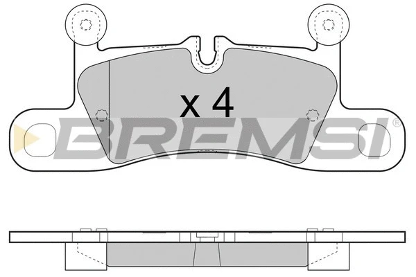 Brake Pad Set, disc brake (BP3459)